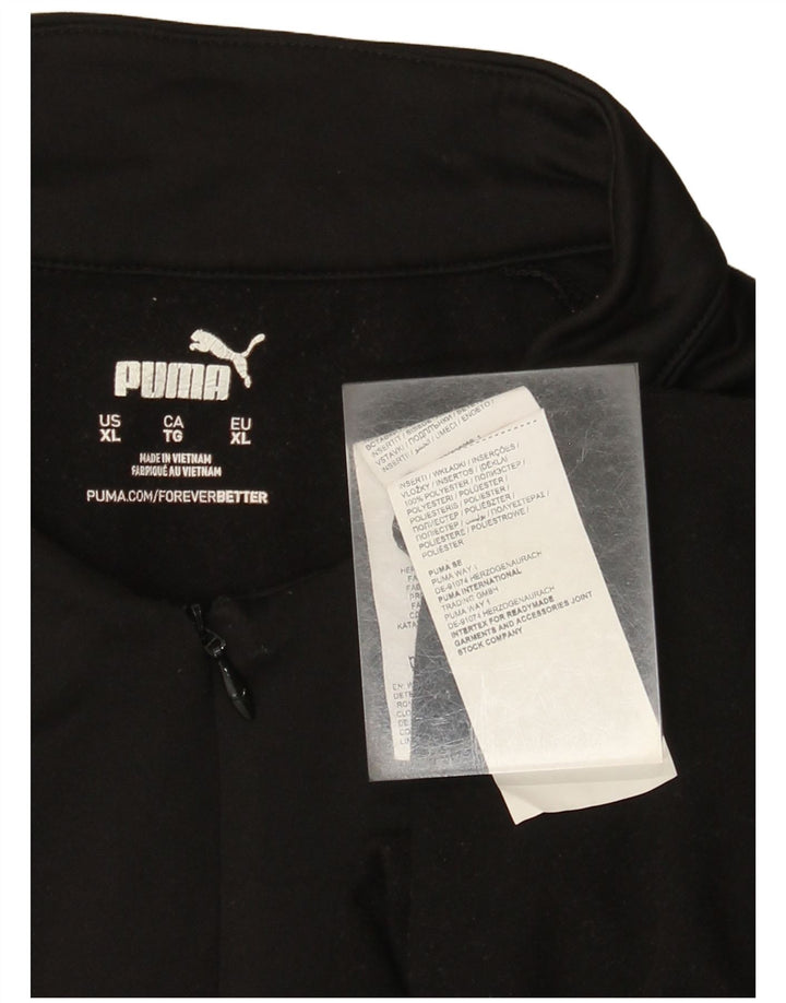 Damski dres PUMA z zamkiem błyskawicznym i topem UK 18 XL w czarne paski