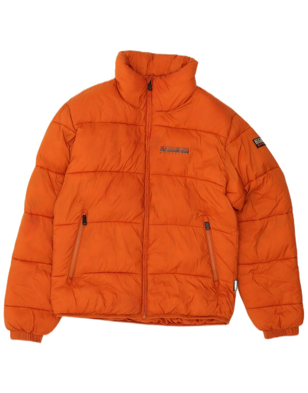 Męska ocieplana kurtka Napapijri Geographic Graphic UK 36 Small Orange