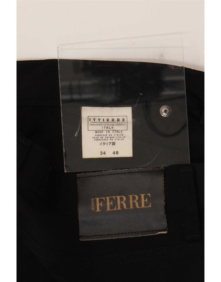Męskie jeansy Ferre Ittierre Tapered W34 L27 Czarny poliamid