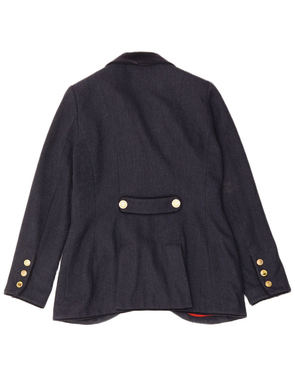 Damska marynarka zapinana na 3 guziki Joules UK 14, duża, granatowa, wełniana