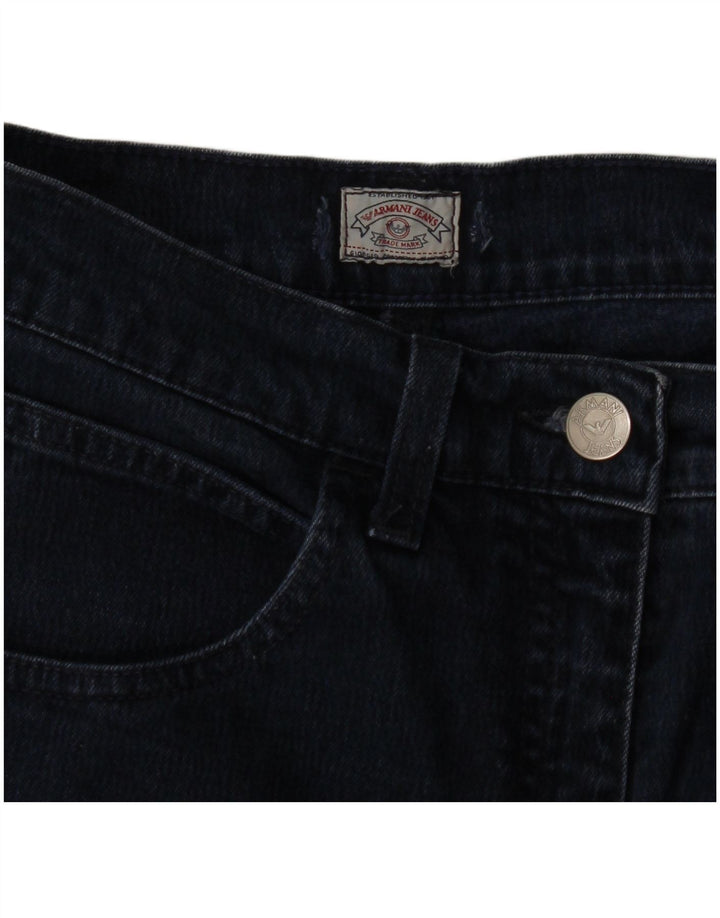 Damskie jeansy Bootcut Armani W28 L30 granatowe