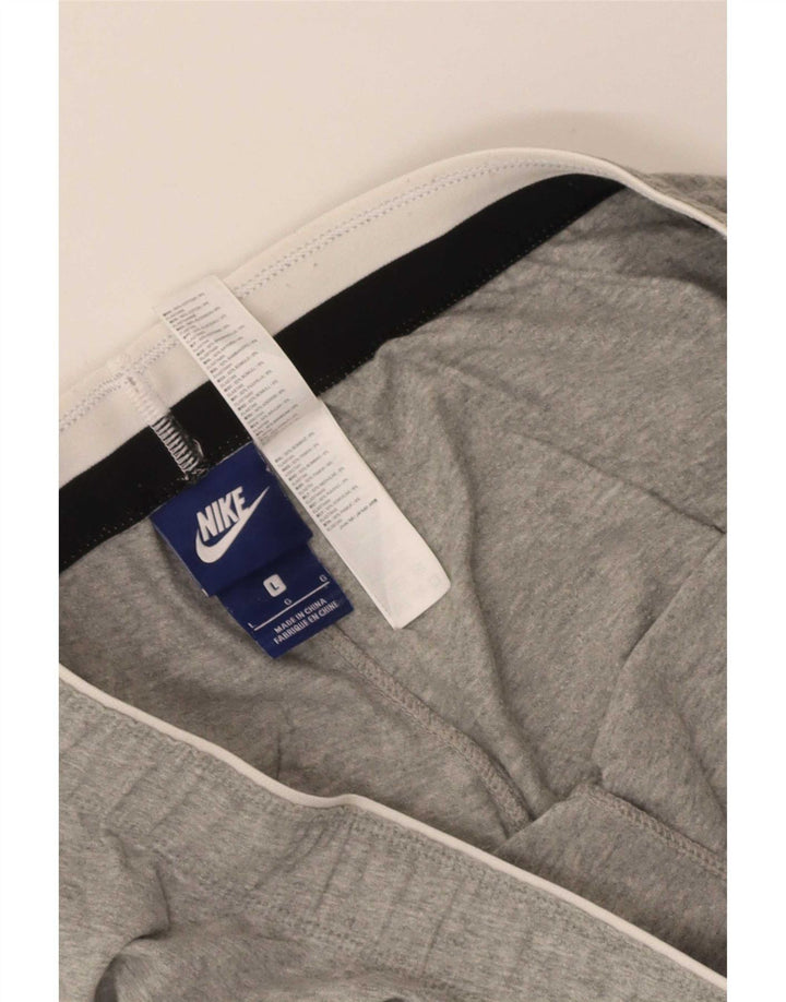 Damskie legginsy Nike Graphic UK 14, duże, szare, bawełniane w cętki