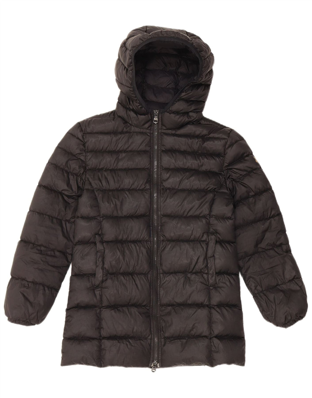 REFRIGIWEAR Chłopięca ocieplana kurtka z kapturem 11-12 lat XL, czarna, poliester