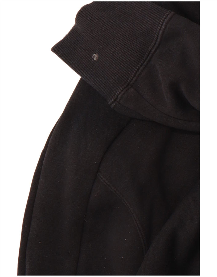 Męski sweter z kapturem i grafiką PUMA, średni czarny, bawełniany, sportowy