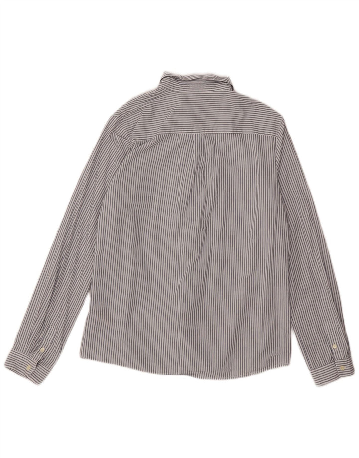 Koszula męska Scotch & Soda, bawełniana w średnie białe paski