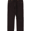 Męskie dżinsy Levi's 501 Straight W30 L30 Czarna bawełna