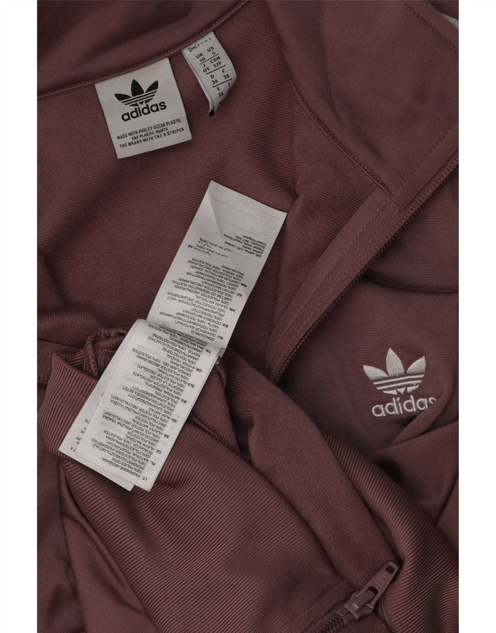 Damska kurtka dresowa Adidas UK 10, mała, różowa, poliester