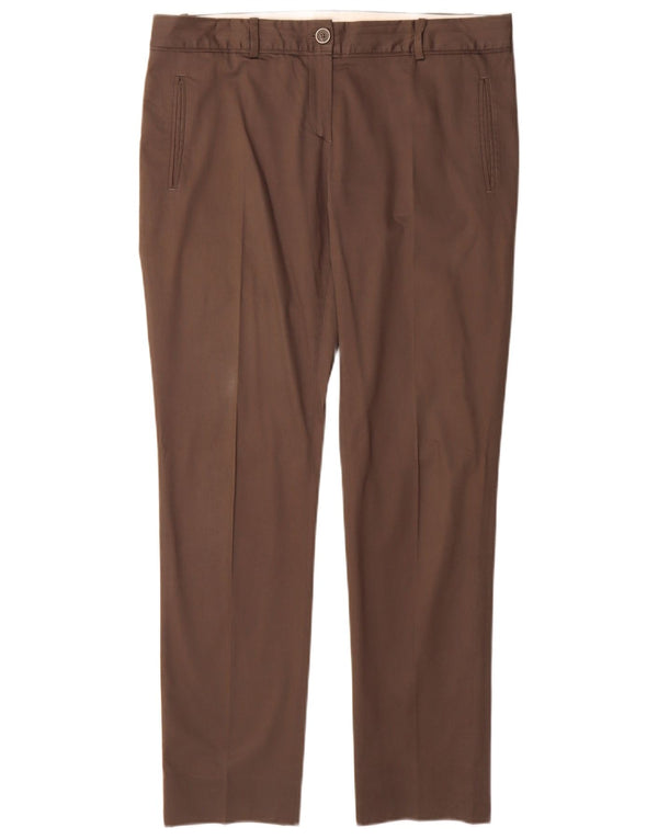 Damskie spodnie Chino Massimo Dutti EU 42 Large W32 L31 Szara bawełna