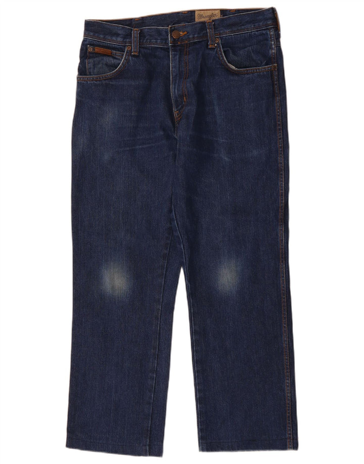 Męskie jeansy Wrangler Texas Straight W32 L27 Niebieskie, bawełniane