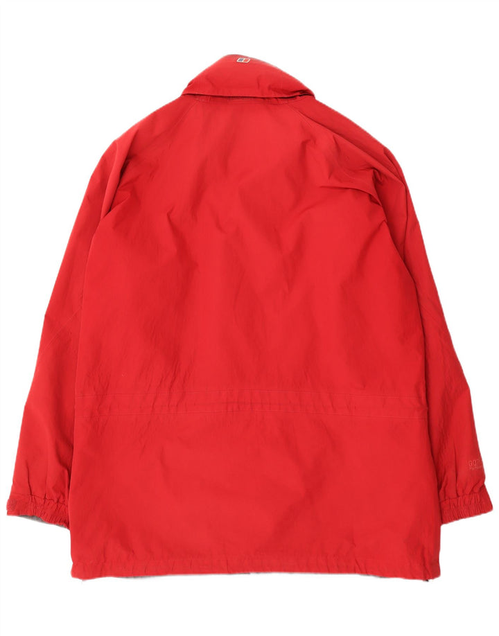 Męski płaszcz przeciwdeszczowy Berghaus UK 42 XL, czerwony nylon