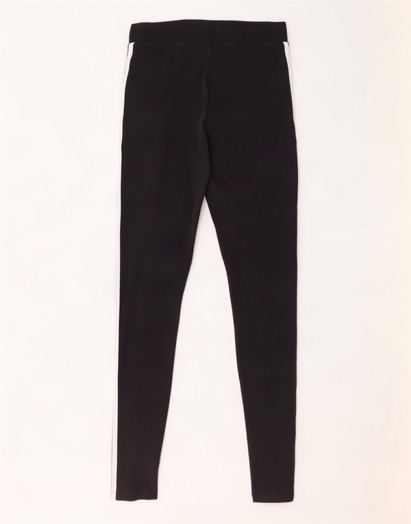 Legginsy Damskie Adidas UK 8 Małe Czarne Bawełniane