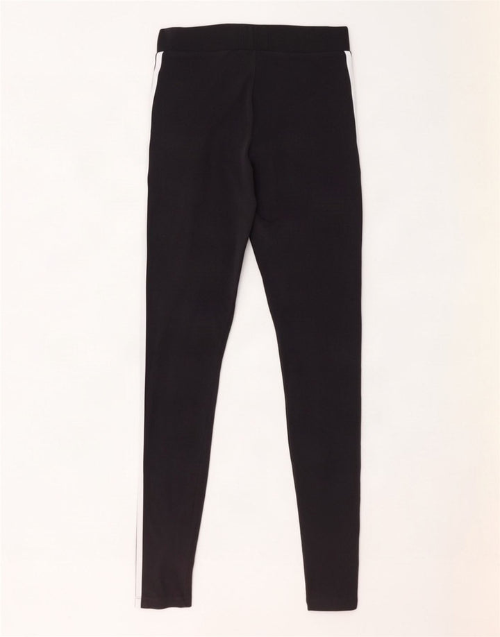 Legginsy Damskie Adidas UK 8 Małe Czarne Bawełniane