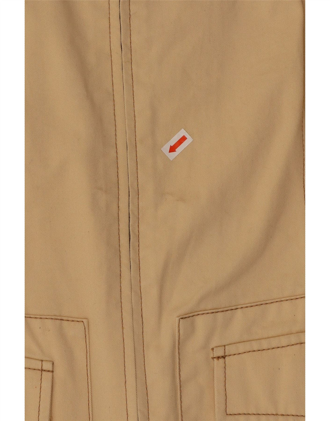 Damska kurtka użytkowa BENETTON IT 42, bawełniana, w średnim beżowym kolorze