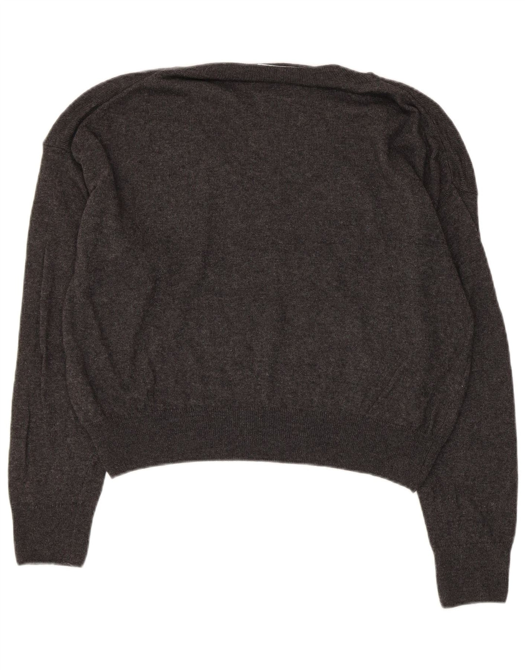 Damski sweter oversize z dekoltem w kształcie litery V ZARA UK 10 Small Szara wiskoza