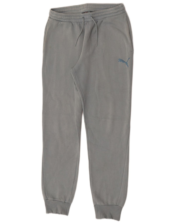 Damskie spodnie dresowe Puma Joggers UK 14 Średni niebieski, bawełniany