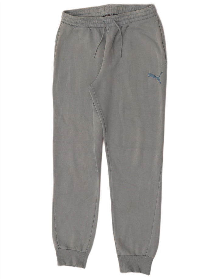 Damskie spodnie dresowe Puma Joggers UK 14 Średni niebieski, bawełniany