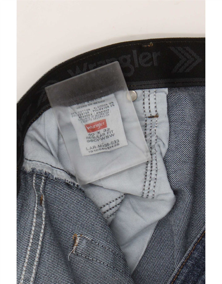 Męskie jeansy Capri Wrangler Regular Fit W40 L23 Granatowa bawełna