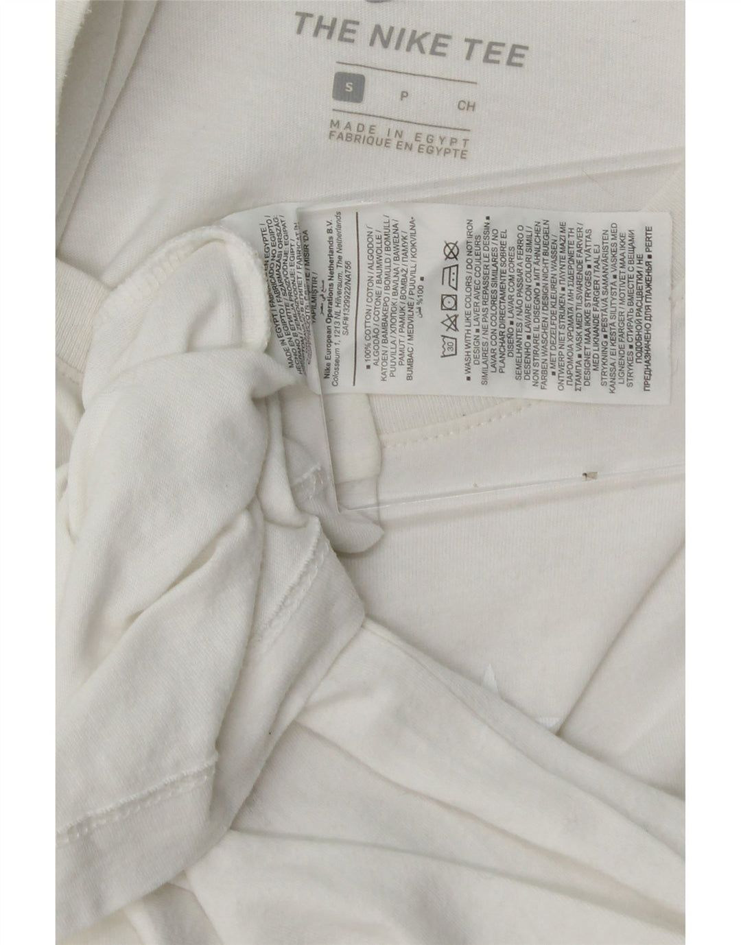 NIKE Mens Graphic T-Shirt Top Small White Cotton Vintage Nike and Second-Hand Nike from Messina Hembry 