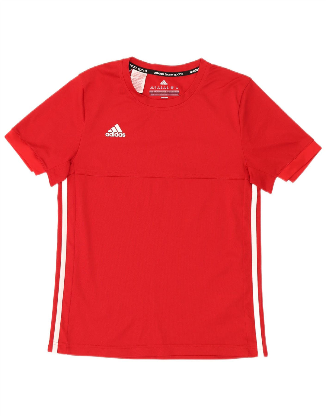 Chłopięcy T-shirt ADIDAS Climalite 13-14 lat Czerwony Poliester