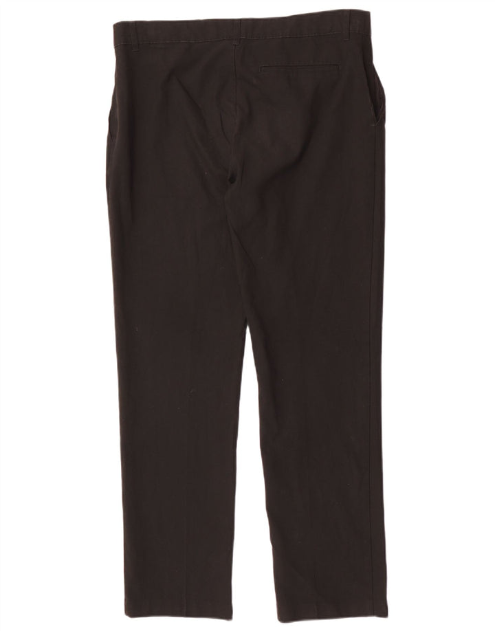 Marks & Spencer Spodnie chłopięce slim garniturowe 15-16 lat W34 L29 Czarny poliester