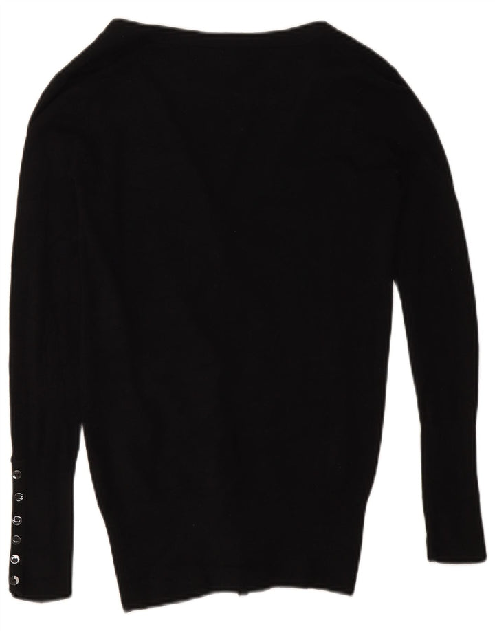 Sweter damski Zara Cardigan UK 10 Small Black Rayon