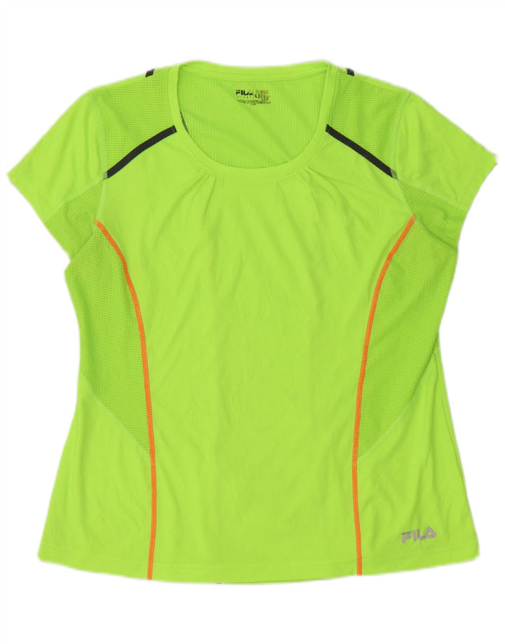 T-shirt damski Fila Top UK 16, duży, zielony