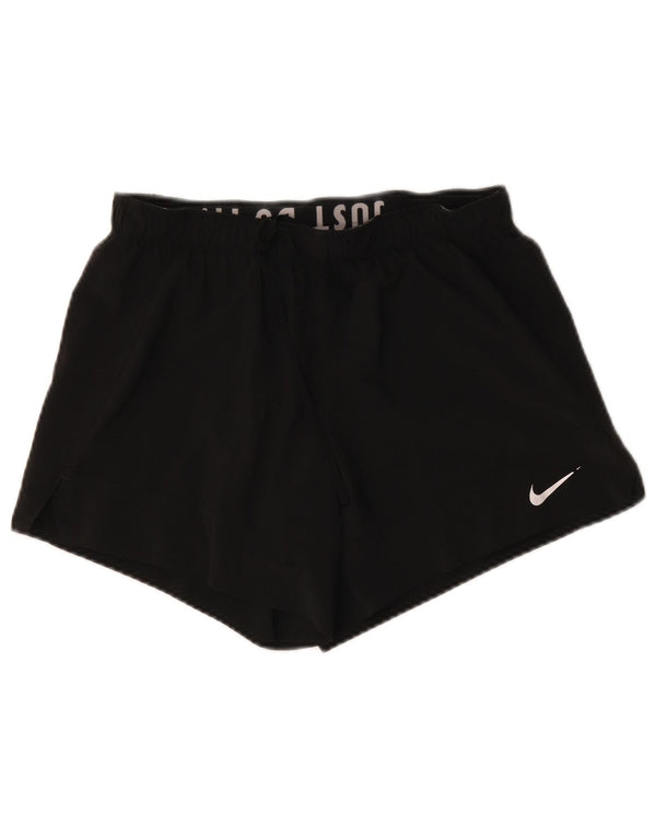 Nike Womens Dri Fit Sport Shorts UK 14 Medium Black Polyester