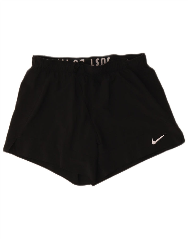 Damskie spodenki sportowe Nike Dri Fit UK 14, średni czarny poliester
