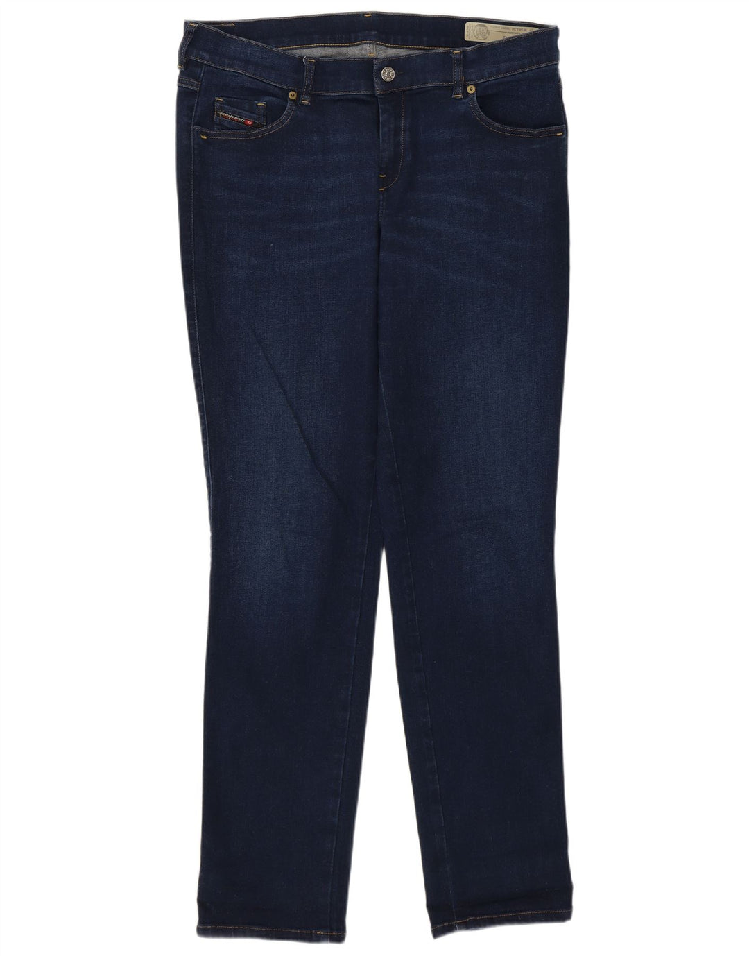 Diesel Damskie D-Sandy Regular Straight Jeans W34 L34 Granatowa bawełna