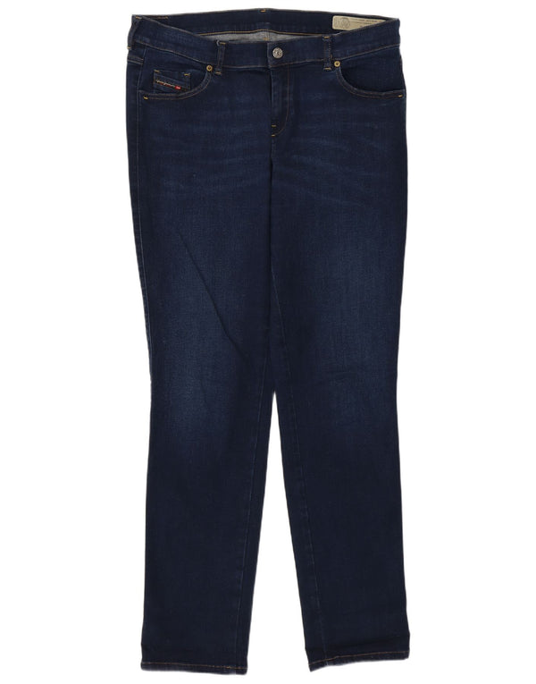 Diesel Damskie D-Sandy Regular Straight Jeans W34 L34 Granatowa bawełna
