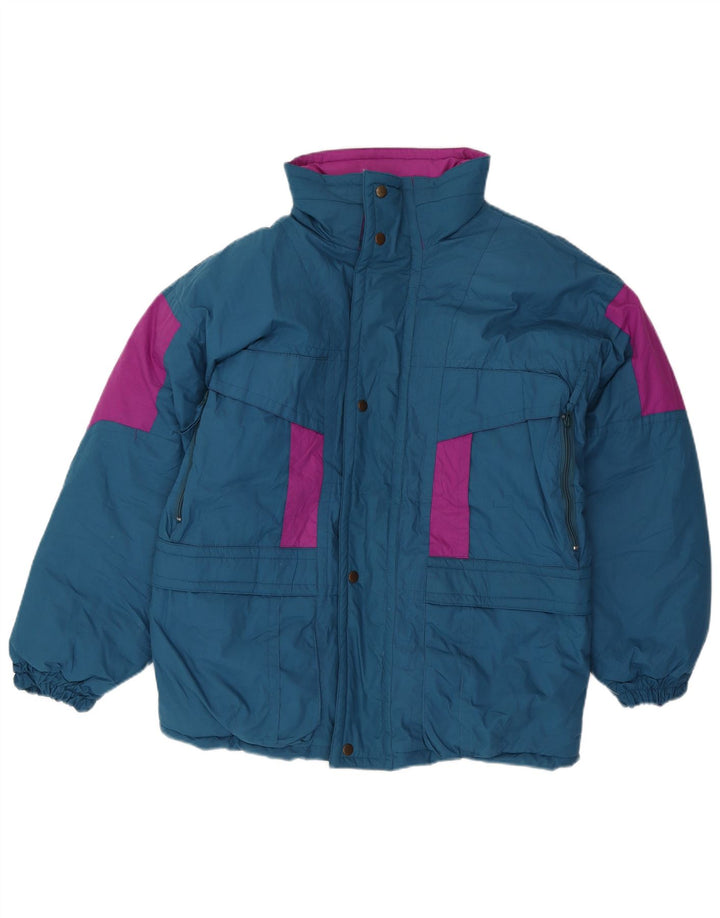 Męska wyściełana kurtka BRUGI o luźnym kroju UK 36, mały niebieski blok kolorów