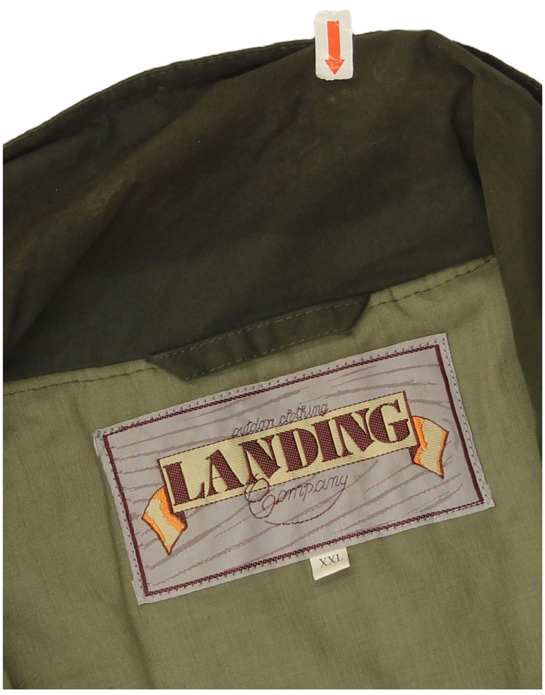 Vintage męska kamizelka użytkowa UK 44 2XL Khaki poliester