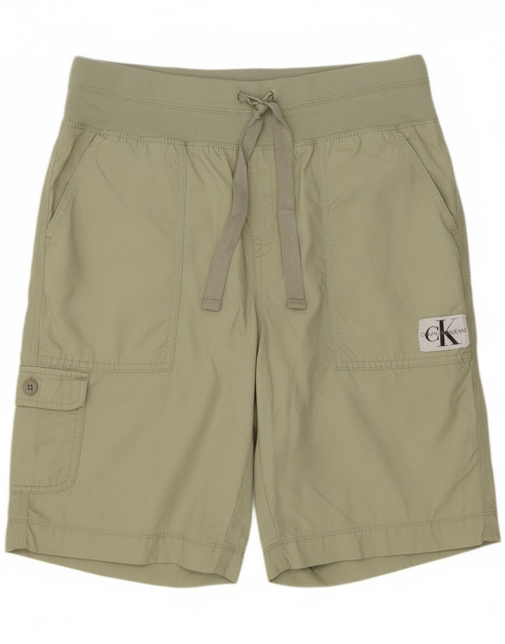 Damskie spodenki chino Calvin Klein, średnie W30, bawełna khaki