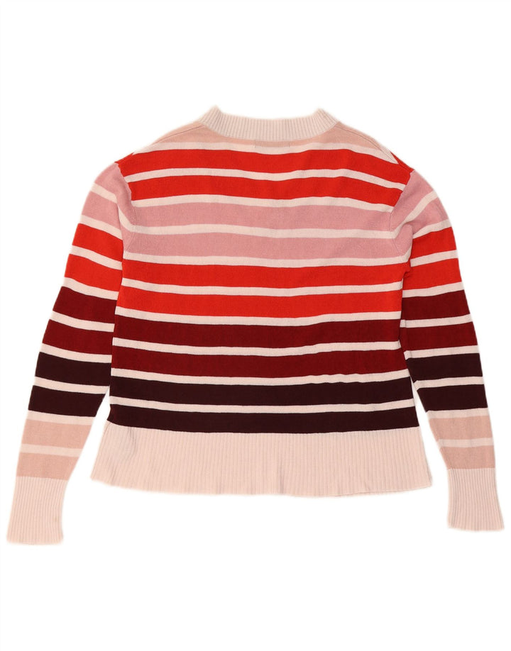 Sweter damski Marks & Spencer z dekoltem w kształcie litery V, UK 12, średni, wielokolorowy