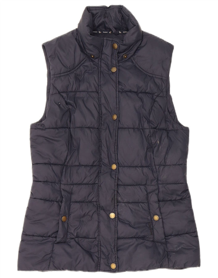 Damska wyściełana kamizelka Barbour UK 8 Small, granatowa, poliamid