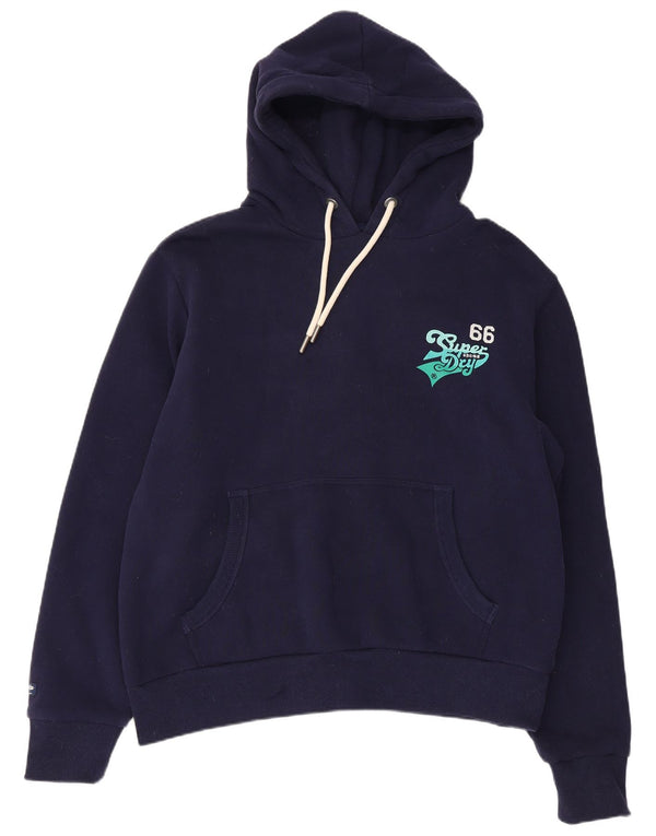 Męski sweter z kapturem Superdry Graphic, 2XL, granatowy, bawełniany