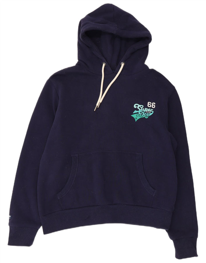 Męski sweter z kapturem Superdry Graphic, 2XL, granatowy, bawełniany