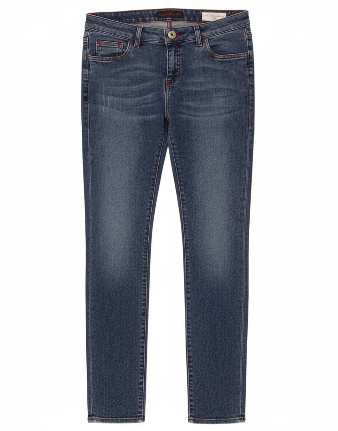 Damskie jeansy Skinny Trussardi W30 L31 niebieskie