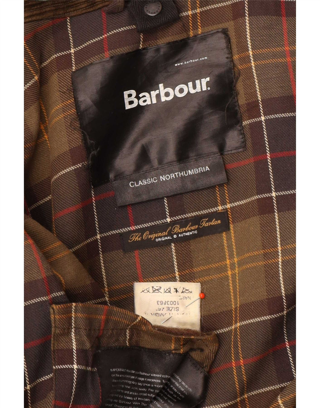 Kurtka męska Barbour z woskowanej bawełny UK 46 XL, brązowa