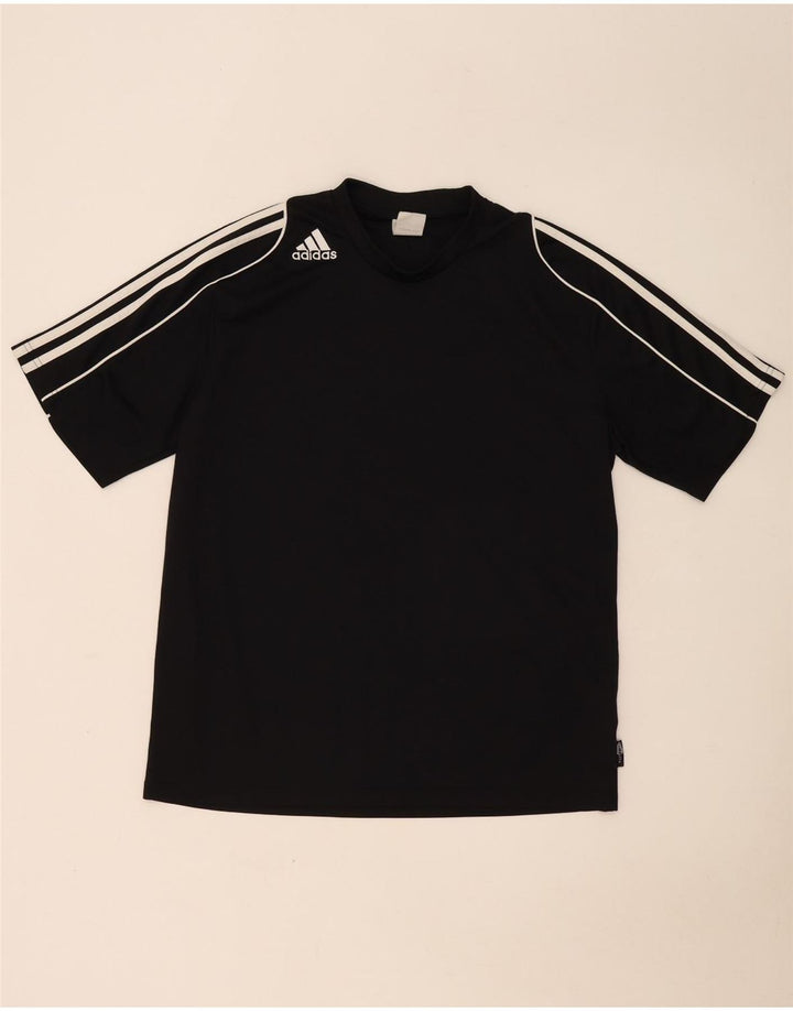 Adidas Męska koszulka Climalite Top, duża, czarna, z poliestru
