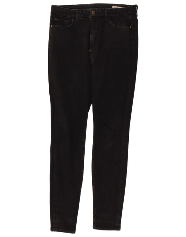 Marks & Spencer Damskie Skinny Jeans UK 12 Medium W32 L29 Czarna bawełna