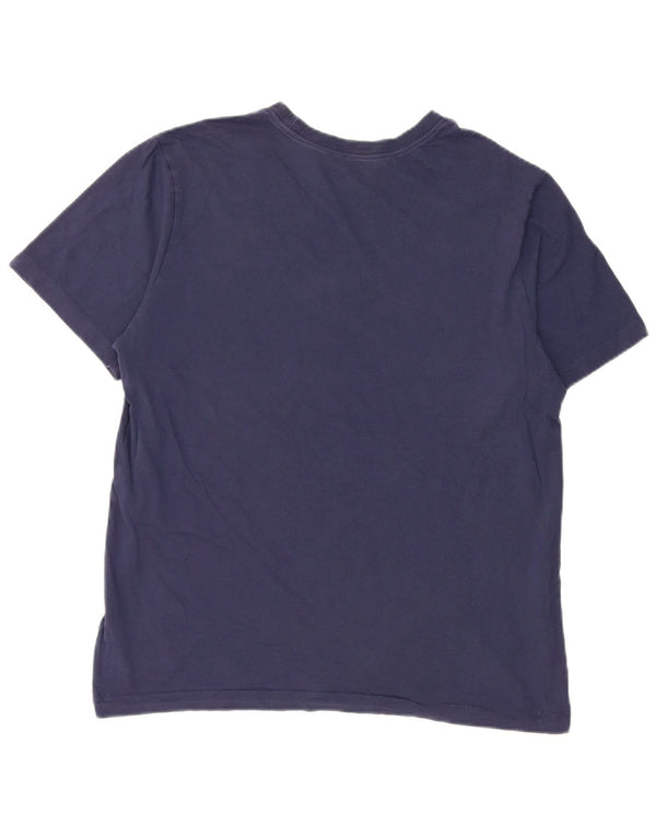 T-shirt męski Nike, średni, granatowy, bawełniany