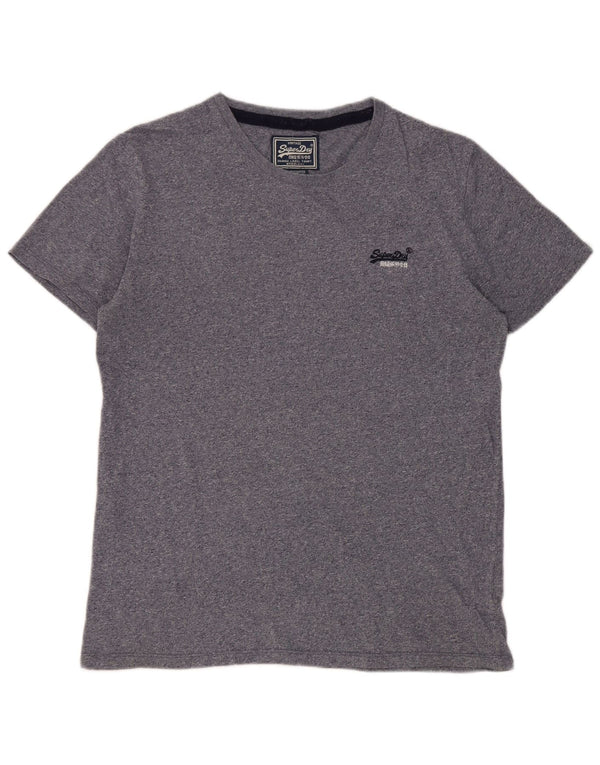 T-shirt męski Superdry XL, bawełniany, granatowy w cętki