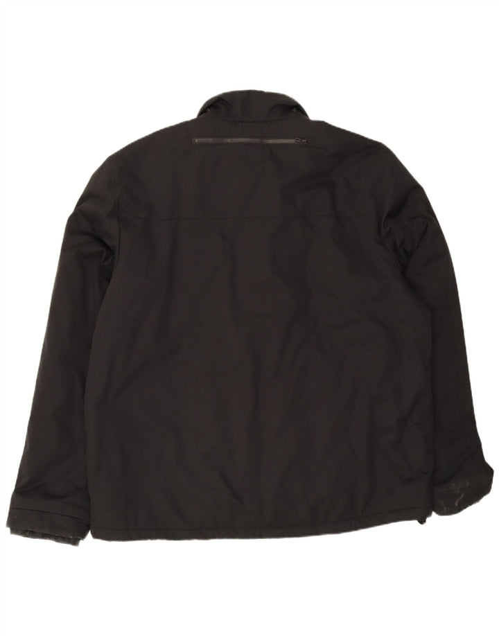 Męska kurtka wiatrówka Adidas UK 44 2XL Czarna bawełna