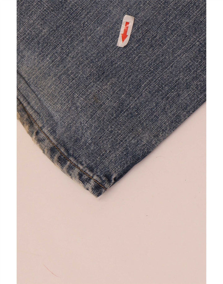 Męskie dżinsy Lee Seattle Distressed Straight W34 L36 Niebieskie