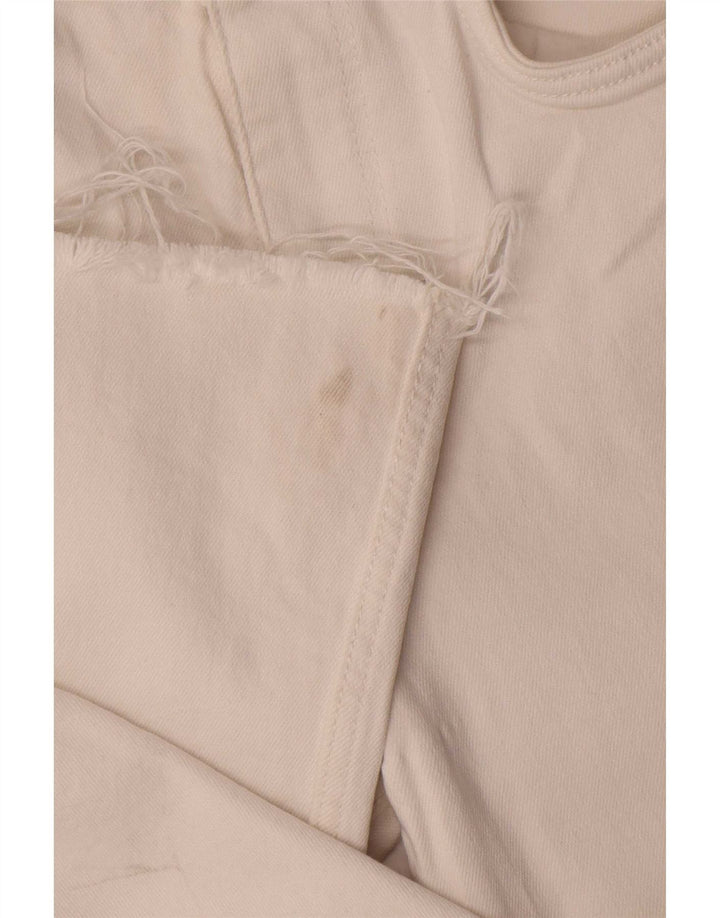 Damskie jeansy Bootcut Zara EU 40 Medium W30 L25 Biała bawełna