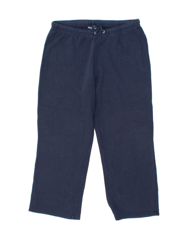 CHAMPION Womens Tracksuit Trousers UK 14 Large Navy Blue Vintage Champion and Second-Hand Champion from Messina Hembry 