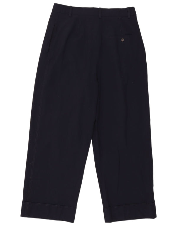 Spodnie damskie Zara Pegged Chino Medium W30 L26 Granatowe