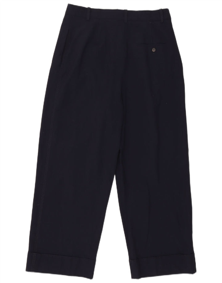 Spodnie damskie Zara Pegged Chino Medium W30 L26 Granatowe