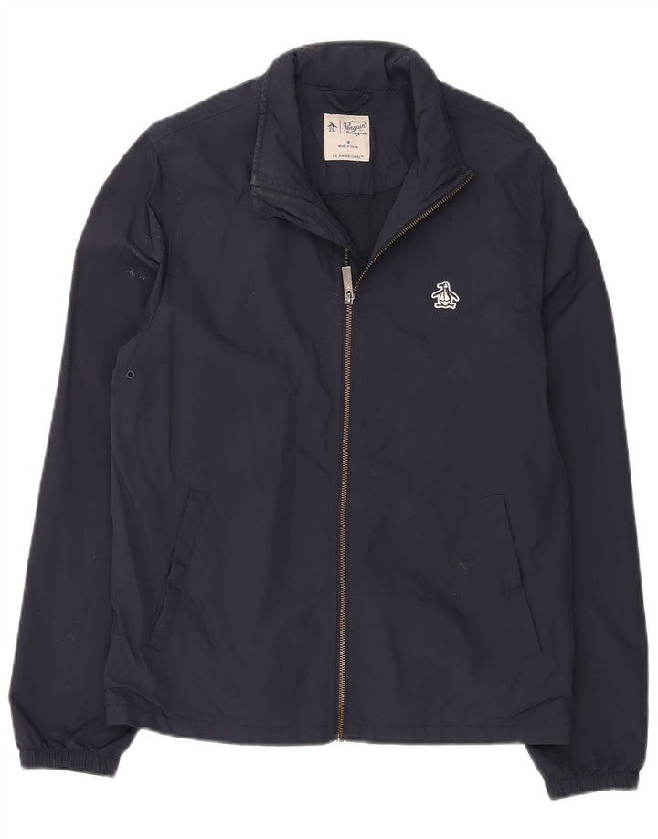 Męska kurtka bomber Penguin UK 38 Średni granatowy nylon